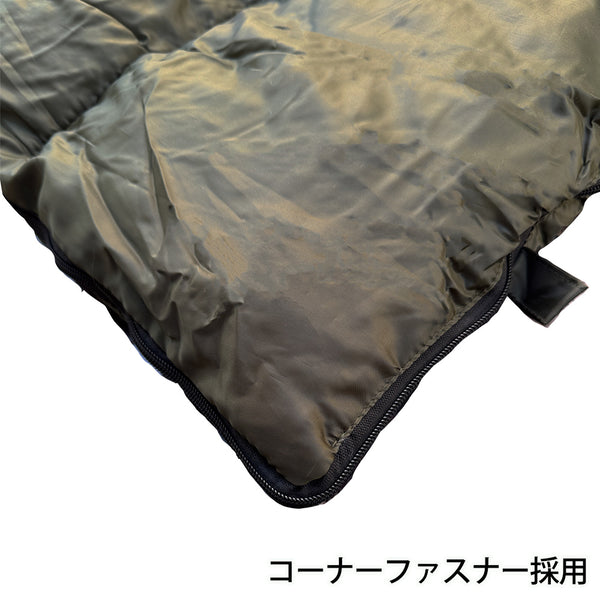 寝袋 封筒型 ヘッドレス コンパクト 1700g 抗菌 抗ウイルス -10℃